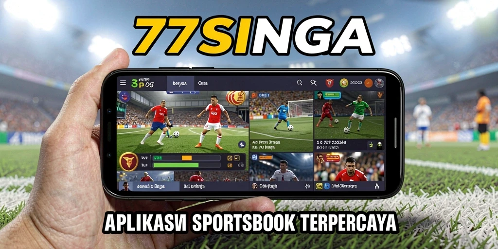 Tangkapan layar gameplay 77SINGA menampilkan fitur taruhan olahraga.