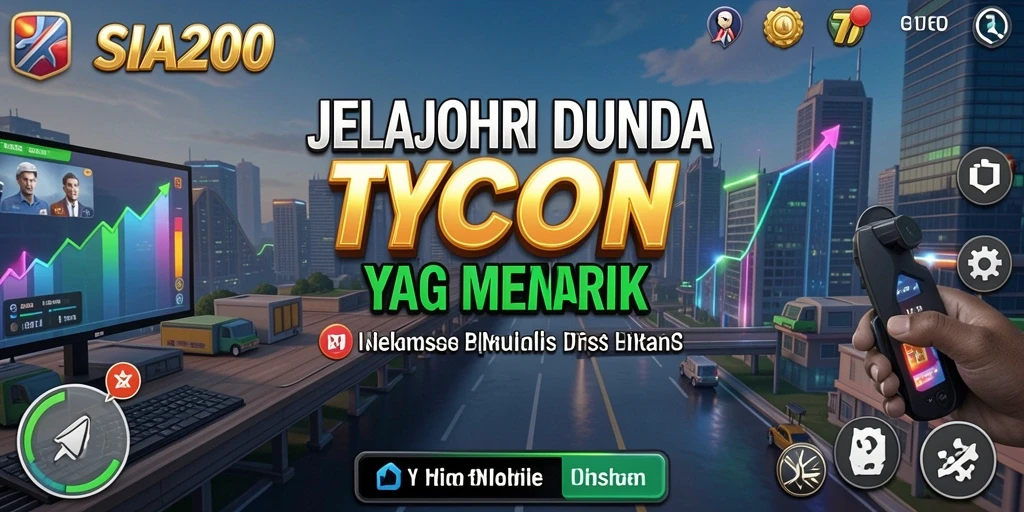 Tampilkan gameplay seru dan strategis dari ASIA200 saat membangun kerajaan bisnis.