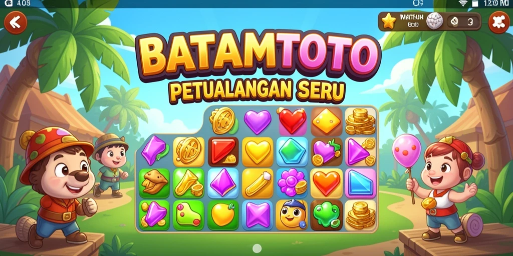 Tangkapan layar BATAMTOTO menampilkan gameplay seru dan penuh warna.