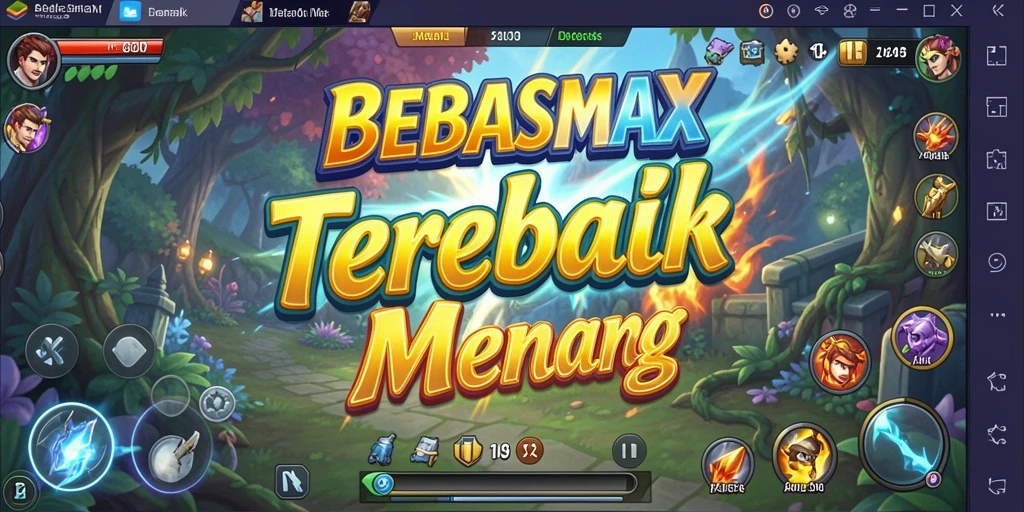 Tampilan gameplay strategis yang menantang di BEBASMAX.