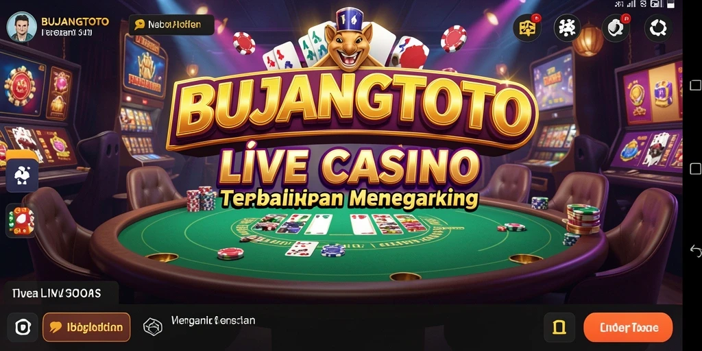 Tampilan gameplay Live Casino yang menarik di BUJANGTOTO.
