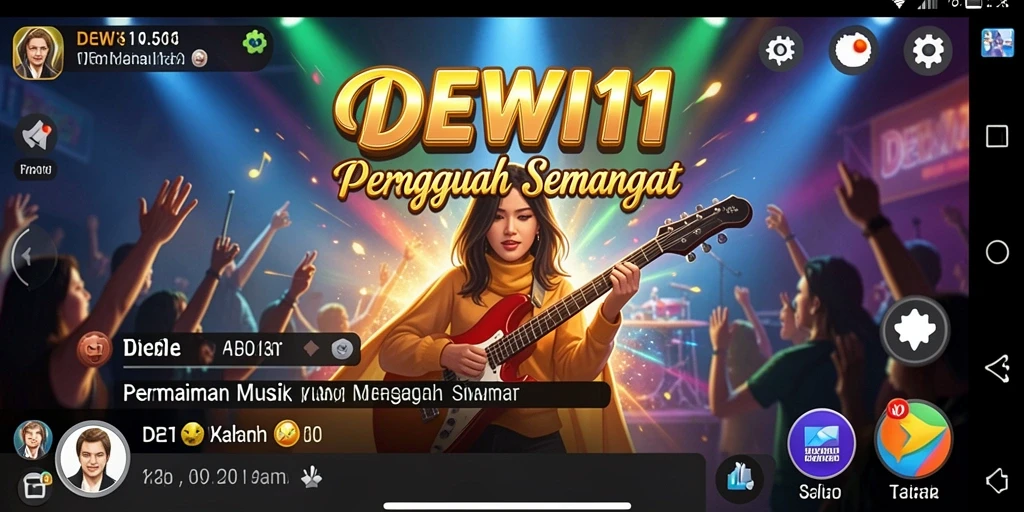 Tampilan gameplay DEWI11 yang seru dan interaktif.