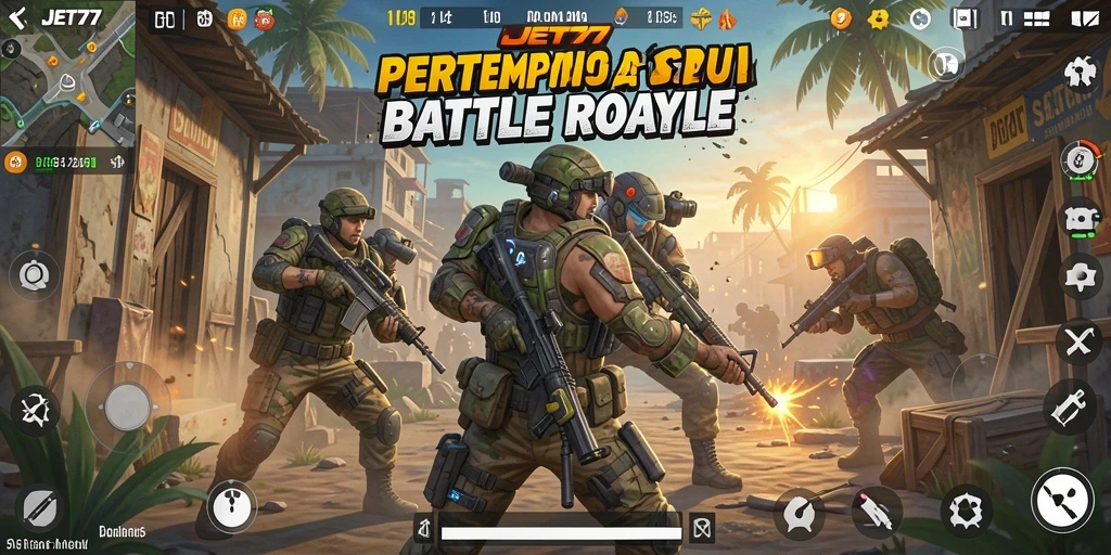 Gameplay seru dan menegangkan di dunia Battle Royale
