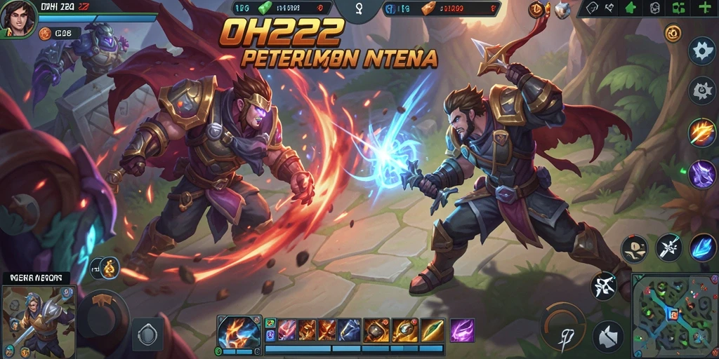 Gameplay seru dan pertarungan intens di arena MOBA.