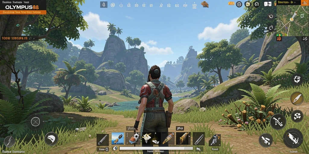 Gameplay menakjubkan dengan dunia terbuka yang luas di OLYMPUS88.