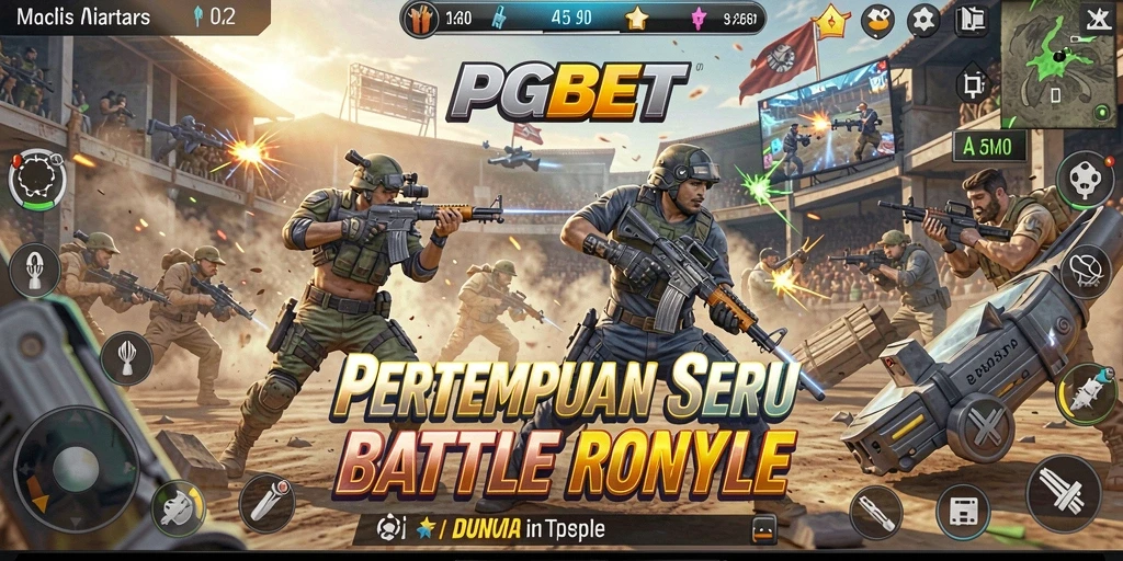 Tampilan gameplay PGBET yang mendebarkan dalam pertempuran Battle Royale.