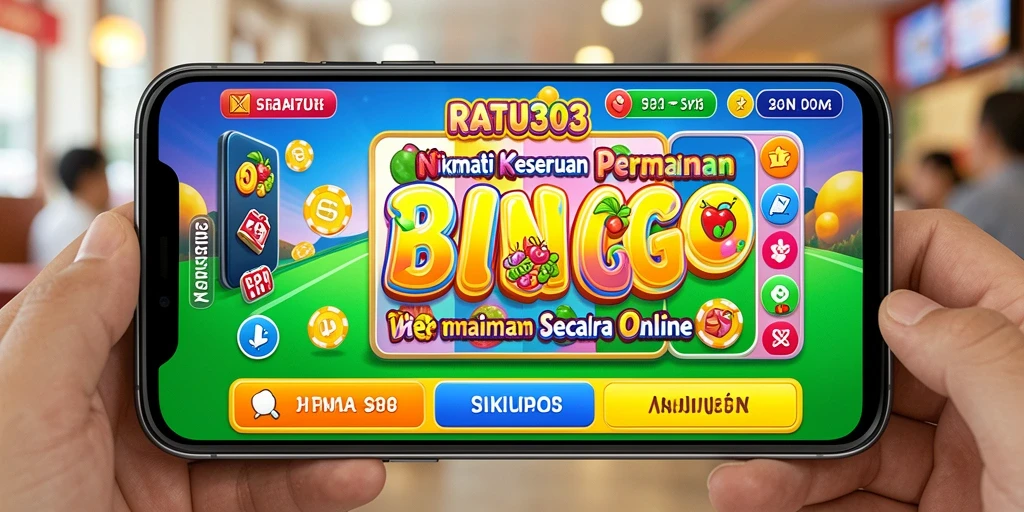 Screenshot gameplay RATU303 menampilkan kesenangan bermain Bingo secara online.