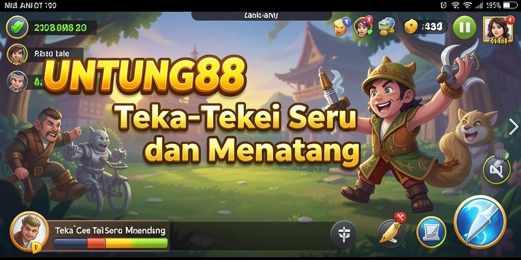 Screenshot gameplay <strong>UNTUNG88</strong> menampilkan tantangan puzzle yang menarik.