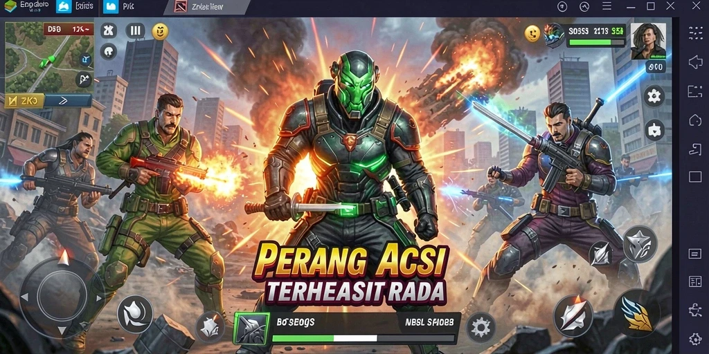 Tampilan gameplay ZK3 yang penuh aksi dan tantangan.